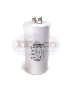 Made in Italy Motor Electrolytic Comar Condenser pin 100UF Capacitor 450Vac 450V 95UF ~ MKA 100UF ~ 105UF 102uF 105uF