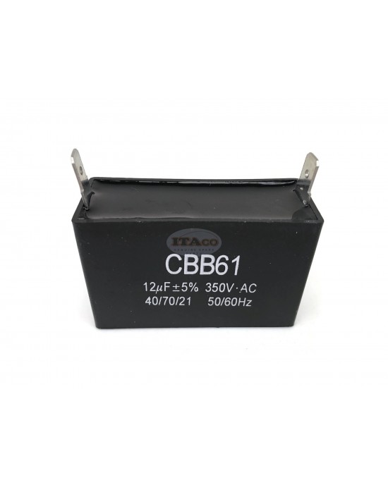 12uF Generator Motor Capacitor Condenser 11.5uF 12 uf CBB61 12.5uF 50 60 Hz 250V - 450V 350V AC UL AVR 12uF Generator Motor Capacitor Condenser 11.5uF 12 uf CBB61 12.5uF 50 60 Hz 250V - 450V 350V AC UL AVR