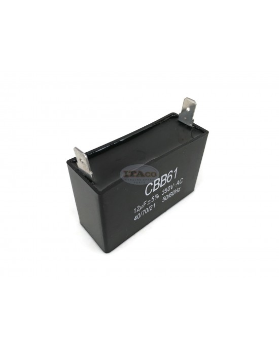 11.5uF 12uF 12.5uF Generator Capacitor Generator AVR Cbb61 12 Uf 50 60hz 250v 350v 450v Ac Pin Style