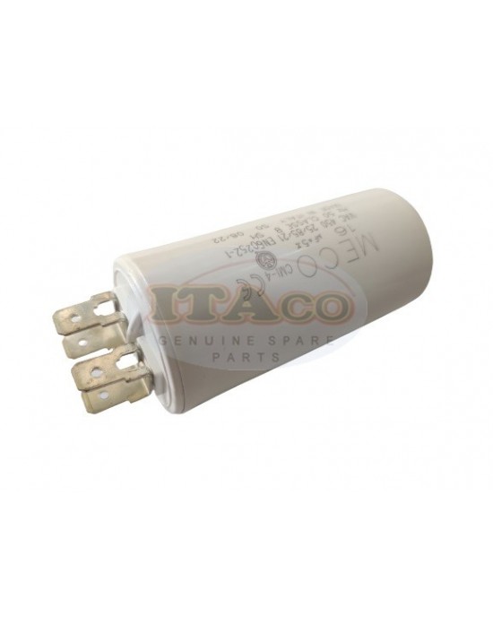 Made in Italy Motor Electrolytic Comar Condenser Capacitor 16 UF - 15.3UF ~ 16UF ~ 16.8UF 450V Vac