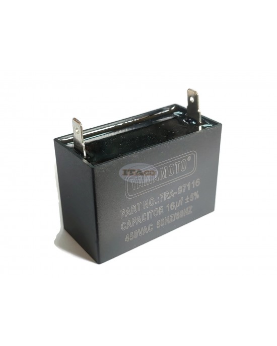 16uF Generator Motor Capacitor 16.5uF 15.5uF CBB61 Condenser 50 60 Hz 350V 250V - 450V AC UL AVR