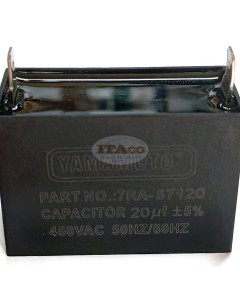 ITACO 19uf 21uF 20uF Generator Capacitor Condenser 2 Pin AVR Cbb61 20 Uf 50 60hz 350v 250V - 450V Ac Pin Style Square