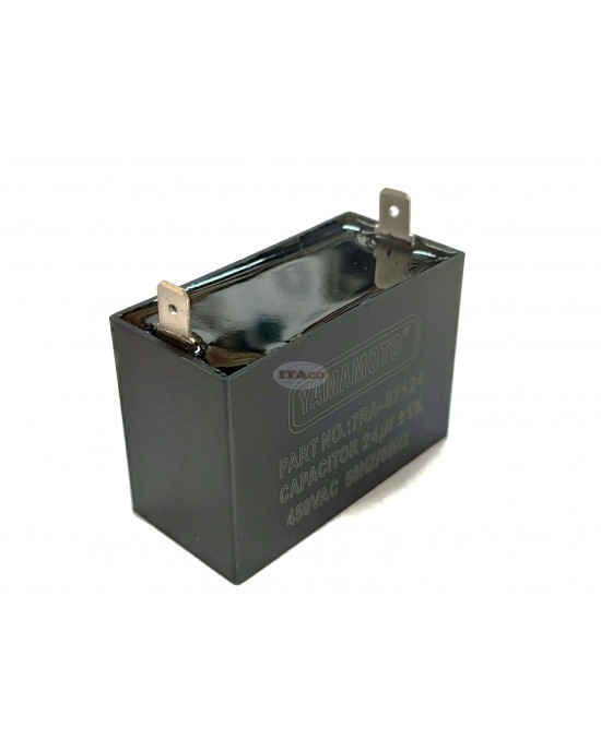 24uF Generator Capacitor Condenser Generator CBB61 24 uF 50 60Hz 400 - 250V - 450V AC Square Motor Diesel Engine