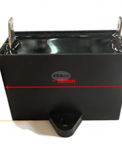 Brand 23uF 24uF 25uF Generator Capacitor AVR Cbb61 24 Uf 50 60hz 250V 350v 450V Ac Pin Square type