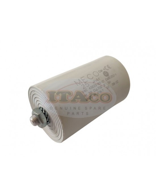 Made in Italy Motor Electrolytic Comar Condenser Capacitor 25 UF - 23.8UF ~ 25UF ~ 26.25UF 24uF 26uF 450V Vac