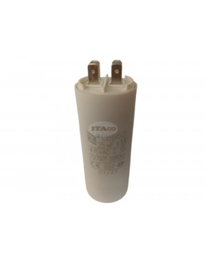 CBB60 25uF 450V AC Motor Run Capacitor, 25 MFD 415VAC 50/60Hz Cylindrical 4-Pin Spade Terminal for Washer Water Pump Motor