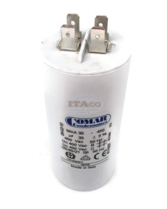 Made in Italy Motor Electrolytic Comar Condenser 35uF Capacitor MK35uF 33.25UF ~ 36.75UF 34uF 36uF 450V Vac