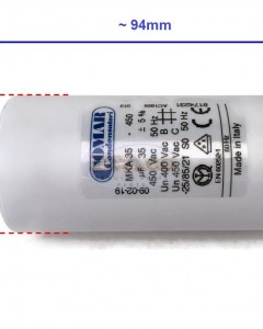 Made in Italy Motor Electrolytic Comar Condenser 35uF Capacitor MK35uF 33.25UF ~ 36.75UF 34uF 36uF 450V Vac