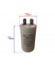 CBB60 40uF 450V AC Motor Run Capacitor, 40 MFD 415VAC 50/60Hz Cylindrical 4-Pin Spade Terminal for Washer Water Pump Motor