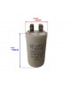 CBB60 8uF 450V AC Motor Run Capacitor, 8 MFD 415VAC 50/60Hz Cylindrical 4-Pin Spade Terminal for Washer Water Pump Motor