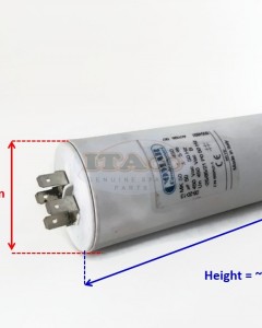 Made in Italy Motor Electrolytic Comar Condenser Capacitor MK 50UF 47.5UF 48UF 49UF 51UF 52UF 52.5UF 450V VAC