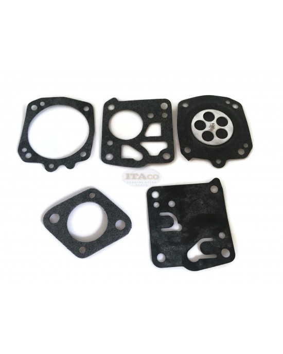 Carburetor Diaphram Rebuild Kit For Tillotson RK-23HS DG-5HS Jonsered Homelite Husqvarna Dolmar Partner Echo USA 18106