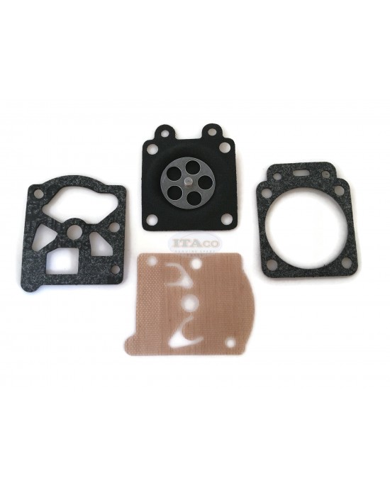 Carburetor Carb Repair Kit Diaphragm Gasket 43-10-WAT K10-WAT for STIHL Husqvarna Kawasaki Homelite Dolmar Mitsubishi Tanaka Kawasaki Chainsaw Brush Cutter Trimmer Motor Engine