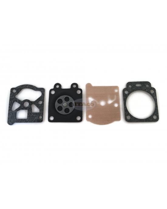 Carburetor Carb Repair Kit Diaphragm Gasket 43-10-WAT K10-WAT for STIHL Husqvarna Kawasaki Homelite Dolmar Mitsubishi Tanaka Kawasaki Chainsaw Brush Cutter Trimmer Motor Engine