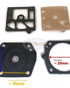 Carb Carburetor Diaphram Repair Kit Walbro D10-HD K10-HD STIHL Husqvarna Chainsaw Brush Cutter Blower Sprayer Saw