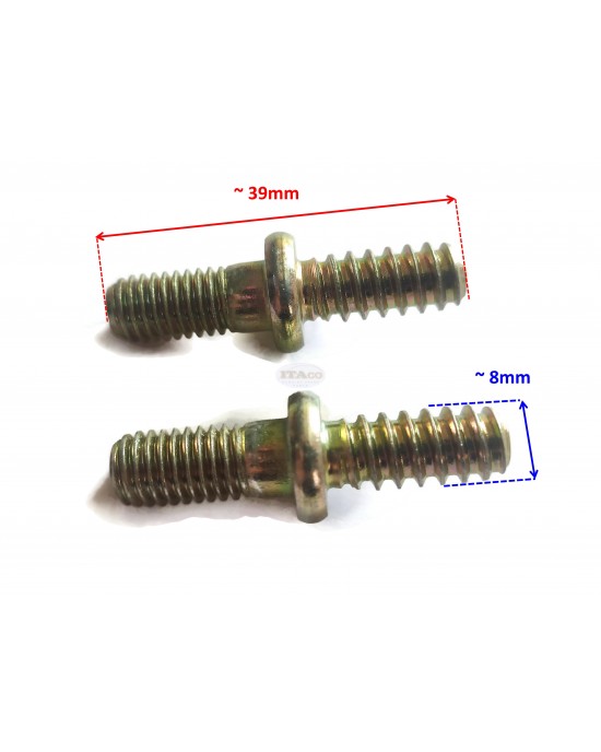 2 pieces Bar Stud Collar Screw for STIHL 017 018 019T 023 025 MS190T MS191T MS210 MS230 MS250 MSE140C MSE200C Chainsaw 1123 664 2400 2 pieces Bar Stud Collar Screw for STIHL 017 018 019T 023 025 MS190T MS191T MS210 MS230 MS250 MSE140C MSE200C Chainsaw 1123 664 2400