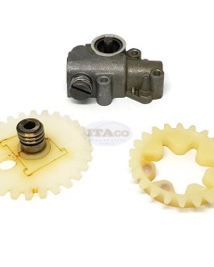For STIHL 038 MS380 MS381 Oil Pump Assy with Worm Spur Gear (3pcs Kit) 1119 640 3200 Chainsaw