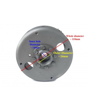 Original OEM Genuine Hidria AET Sovatis brand Riveted Flywheel 070 16 720 696 1106 400 1206 1106-400-1202 1106 400 0710 Made in Europe Chainsaw Motor Engine