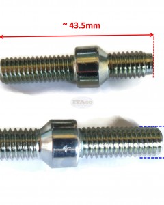 2 pieces Bar Stud Collar Screw for STIHL MS341 MS361 MS362 MS381 MS440 MS441 MS460 MS650 MS660 Chainsaw 1138 664 2400
