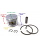 Piston Kit Ring Set Pin Clip Assy 1123-030-2002 for STIHL 025 MS250 42MM Kolben Chainsaw Engine