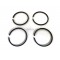 2 sets - Piston Ring Set Rings 34mm x 1.5mm for STIHL FS38 FS45 FS46 FS55 FS75 FS80 FS85 FH75 FR85 FH75 FS 26 - FS 86 - FS 88 Chainsaw EFCO Shibaura SD 26 U/L Brushcutters Motor Engine (2)