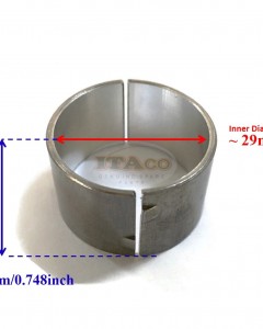 Big End Bearing, Crank Pin Connecting Rod 714250-23600 Oversize 0.75 fits Yanmar 170F 170FE, 170FA 170FAE 173F L40 L48 Diesel Forklift 4HP 4-stroke Air-Cooled Engine