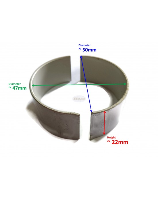 Con Rod Bearing Big End 14921-2231-0 for Kubota Diesel RV105 RV125 RK105 RK125 STD Oversize 0.25 to 1.00 Tractor Engine Con Rod Bearing Big End 14921-2231-0 for Kubota Diesel RV105 RV125 RK105 RK125 STD Oversize 0.25 to 1.00 Tractor Engine