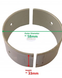 Connecting Rod Bearing Big End 705700-23600 STD replaces Yanmar Diesel TF135 TF140 TF155 TF160 Tractor Engine