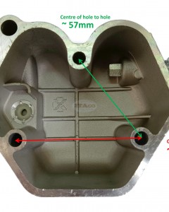 Cylinder Head Bonnet Valve Cover 3 holes Assy Compatible for Yanmar L75 L90AE L100 N Chinese 186FA 186FAE 418CC 188F 190F 10HP 11HP Champion DG6501ES Air Cool Diesel 5.0-7.50KW Generator