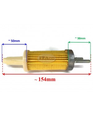 Chinese 178F 6HP Fuel Filter Cleaner Element Cartridge for Yanmar LA70 L70 114350-55120 Diesel Engine