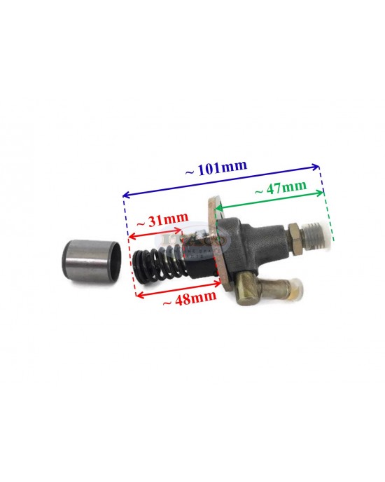 Fuel Pump Chinese 170F 178F Diesel Generator for Yanmar L48 L70 Diesel Fuel Pump (no solenoid) 6MM diameter plunger 4HP 6HP Diesel Engine