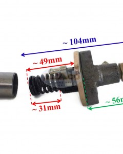 Fuel Injection Pump Assy For Yanmar L100 Chinese 186 F 186F 6.5MM Plunger Diesel Generator without Solenoid Engine