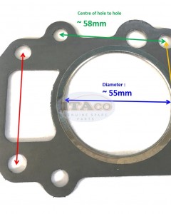 Overhaul Gasket Set Kit Head Gasket For Honda Mitsubishi 154F 2.5HP GX90 1KW to 1.5KW Motor Generator