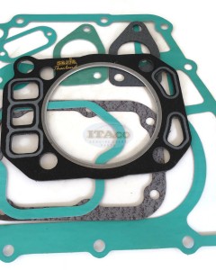 Cylinder Overhaul Gasket Set Kit Head Cover Muffler Gear Case Breather For Kubota RK50 RK60 RK70 Vikyno RV50-RV70 11131 80MM Water-Cooled Engine.