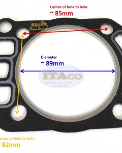 Cylinder Overhaul Gasket Set Kit Head Cover Muffler Gear Case Breather For Kubota RK50 RK60 RK70 Vikyno RV50-RV70 11131 80MM Water-Cooled Engine.