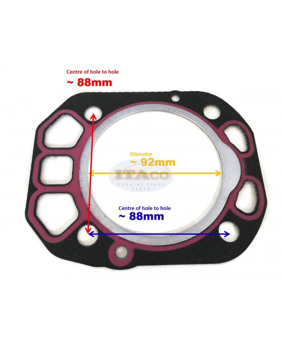 Cylinder Head Gasket 105300-01330 for Yanmar TF80 TF90 TF85 TF 80 90 Cylinder Water Cooled Diesel Engine