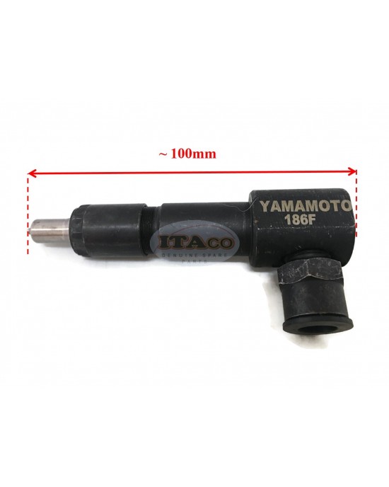 Chinese 186 186F Diesel Engine Fuel Injector Injection Assy Valve Injector Nozzle for Yanmar L100 and Chinese 186F Diesel Engine