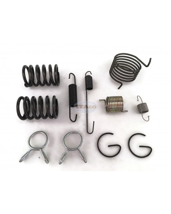 Spring Kit Set Assy Valve Compression Spring Clip Governor for Chinese Diesel Engine Generator Models Chinese Diesel 170F