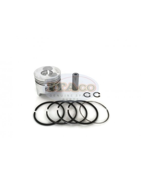 For 70.75mm Bore Chinese 170F 170 F 4.5HP Diesel Engine Piston Kit Assy Ring Set Oversize 0.75 030