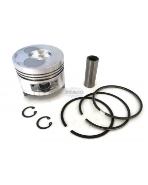 Chinese Diesel 178 178F F 7HP Engine Piston Kit Ring Set Pin Clip 6HP STD 78MM size Diesel Tractor Engine