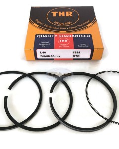 Piston Ring Rings Set for Yanmar Diesel Chinese Air cooled Motor L40 L40AE 4HP Bore Size 68mm Tractor Engine