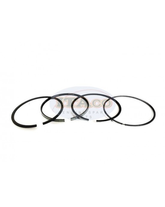 Piston Ring Rings Set 714350-22502 for Yanmar Air Cooled Diesel L60 L60AE 6HP bore Size 75MM Tractor Engine under Japan QC