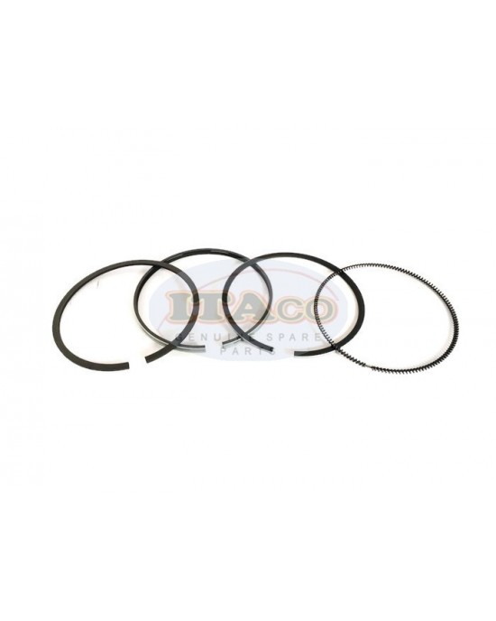 Piston Ring Rings Set 714350-22502 for Yanmar Air Cooled Diesel L60 L60AE 6HP bore Size 75MM Tractor Engine under Japan QC