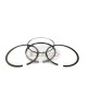 Piston Ring Rings Set 714350-22502 for Yanmar Air Cooled Diesel L60 L60AE 6HP bore Size 75MM Tractor Engine under Japan QC