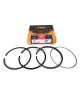 Piston Ring Rings Set 714350-22502 for Yanmar Air Cooled Diesel L60 L60AE 6HP bore Size 75MM Tractor Engine under Japan QC