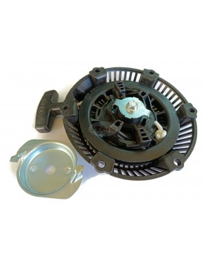 Recoil Rewind Pull Starter Assy with Metal Cup Pulley Compatible For Honda GX100 2.4-3HP EU2000i Inverter GG1300 1000 1300 1500 2000 Watt 2.8HP 80-81cc Generator 4 Stroke Lawnmower Engine