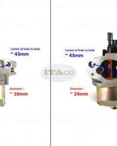 Carburetor Carb Assy 16100-ZF7-W51 ZH7 ZK7 Z0S Honda GX120 3.5-4hp Air-cooled 4-stroke OHV Motor Engine
