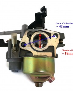 Carburetor Carburettor Carb Assy for Honda GX140 WA WT EM Engine Motor with choke lever and settlement bowl 16100-ZH8-800