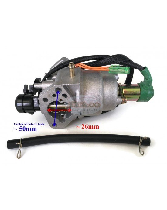 Replace Carburetor Carb with Solenoid Assy for Honda GX240 8HP GX270 9HP Generator Motor Engine Lawnmover Push Trimmers