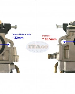 String Carburetor Carb Assy 512373301 Mitsubishi TL26 TU26 TU33 CG260 BC260 26cc Zenoah G23LH G26 Husqvarna 226RJ 33MM Brush Cutter Motor Trimmer